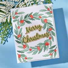 Spellbinders Dies - Seasonal Wreath Foliage