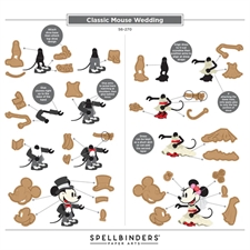 Spellbinders Dies - Classic Mouse Wedding