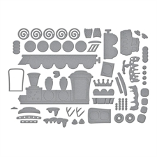 Spellbinders - Candy Christmas / Gingerbread Train 