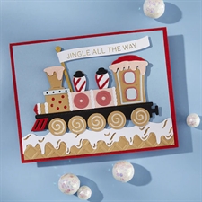 Spellbinders - Candy Christmas / Gingerbread Train 