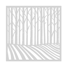 Hero Arts Stencil - Birch Trees
