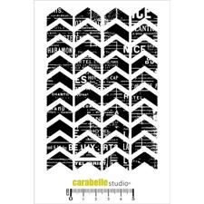Carabelle Studio Cling Stamp Large - Texture Chevron