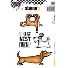 Carabelle Studio Cling Stamp Large - My Dog, My Best Friend