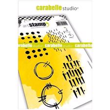 Carabelle Studio Cling Stamp Large - Grungy Patterns