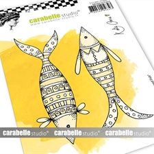 Carabelle Studio Cling Stamp Large - Well Dressed Fish