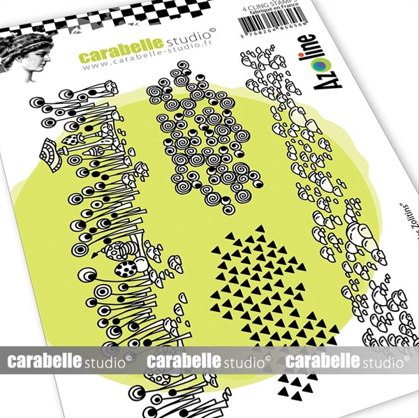 Carabelle Studio Cling Stamp Large - Frises des Zolitins