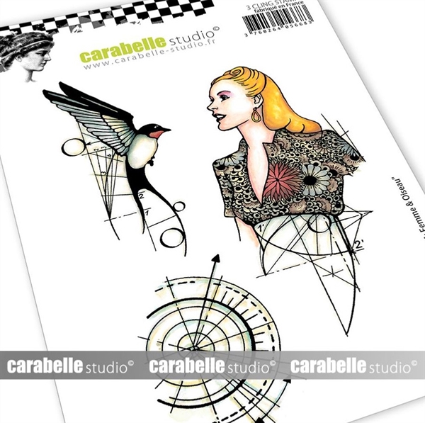 Carabelle Studio Cling Stamp Large - Etude #1