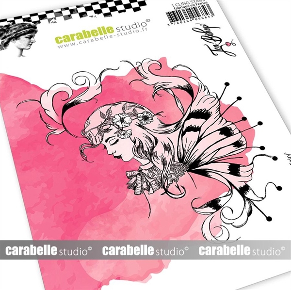Carabelle Studio Cling Stamp Large - Sketch Fairy