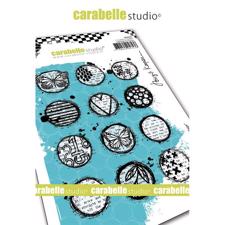 Carabelle Studio Cling Stamp Large - Circles Collage