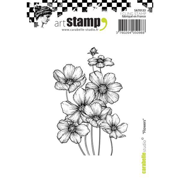 Carabelle Studio Cling Stamp Medium - A7 Flowers