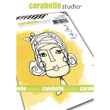 Carabelle Studio Cling Stamp Medium - Face: Pearl