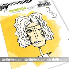 Carabelle Studio Cling Stamp Medium - Face: Lola