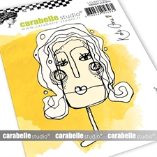 Carabelle Studio Cling Stamp Medium - Face: Elsie