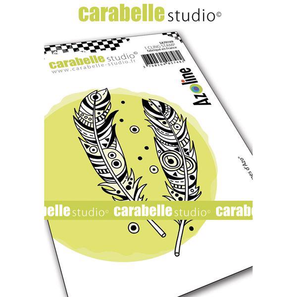 Carabelle Studio Cling Stamp Medium - Plumes d\'Azo