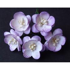 Wild Orchid Crafts - Mulberry Cherry Blossoms / 2-Tone Lilac (50 stk.)