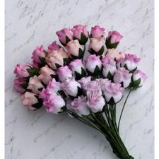 Wild Orchid Crafts - Paper Hip Rosebuds / Pink Tones (40 stk.)