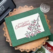 Hero Arts Clear Stamp & DIE Set - Color Layering Holly Branch