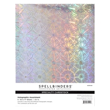 Spellbinders Specialty Cardstock (8.5x11") - Just Add Cake Holographic Assortment (5 ark)