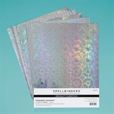 Spellbinders Specialty Cardstock (8.5x11") - Just Add Cake Holographic Assortment (5 ark)