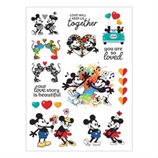 Spellbinders Rub-Ons - Classic Mouse / Mouse Love (2 ark - 6x8")