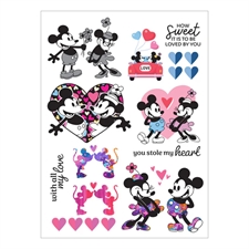 Spellbinders Rub-Ons - Classic Mouse / Mouse Love (2 ark - 6x8")