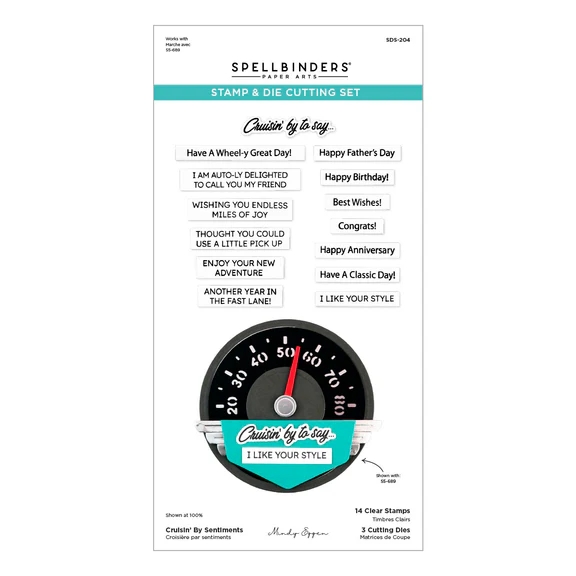 Spellbinders Stamps & Dies - Cruisin\' By Sentiments