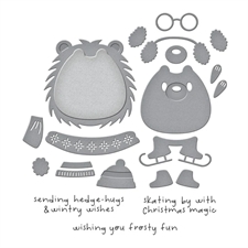 Spellbinders Stamp & Dies - Merry Mischief / Hedge-Hugs