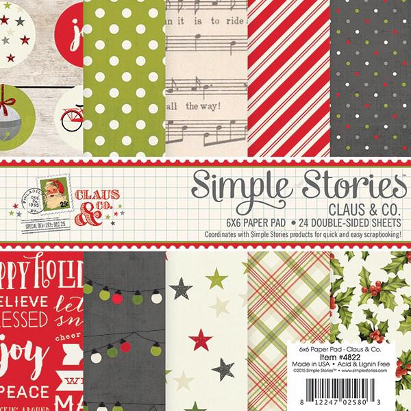 Simple Stories Paper Pad 6x6" - Claus & Co.