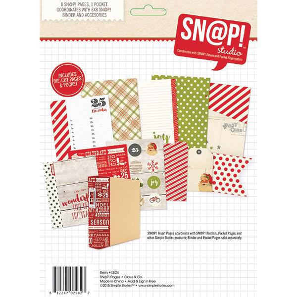 Simple Stories - Claus & Co. / Sn@p Journal Pages