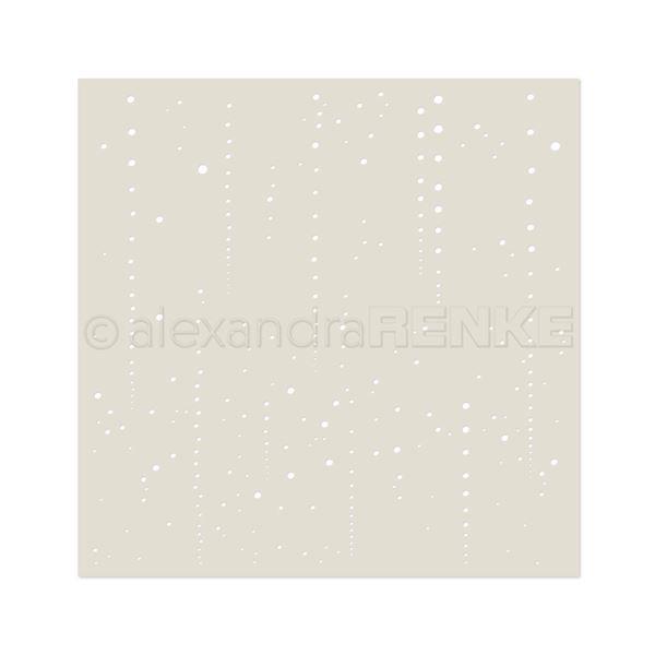 Alexandra Renke Stencil 6x6" - Champagner Bubbles