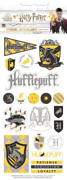 Paper House Stickers - Faux Enamel Harry Potter Hufflepuff House Pride