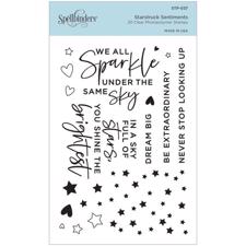 Spellbinders Clear Stamps - Celestial Zodiacs Starstruck Sentiments