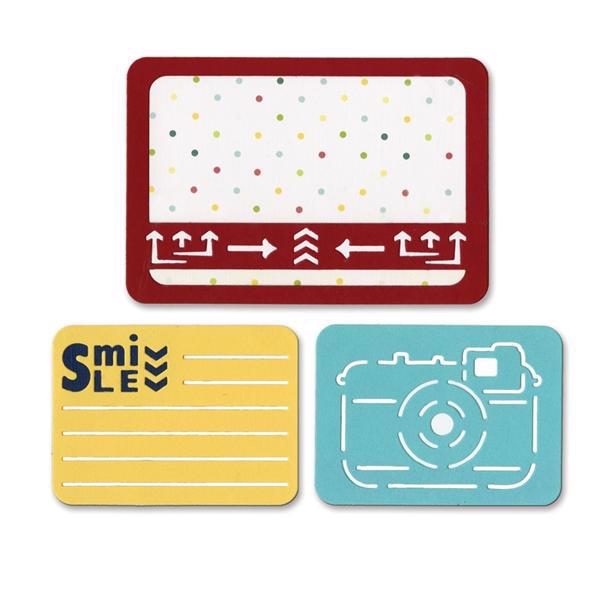Sizzix Thinlits Pocketscrap - Smile for the Camera