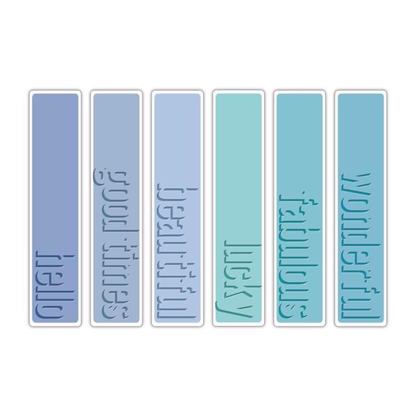 Sizzix Shadowpress Embossing Folders - Tim Holtz / Authentic Set