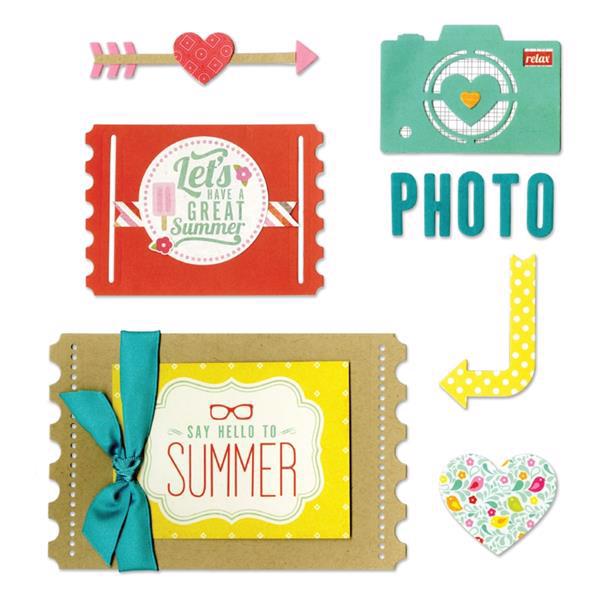 Sizzix Thinlits Die Set - Photo Love (13 dele)