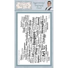 Sentimentally Yours Clear Stamps - Cloud Sentiments / Inspirational