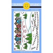 Sunny Studio Stamps - Clear Stamp / Scenic Route