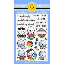 Sunny Studio Stamps - Clear Stamp / Sealiously Sweet