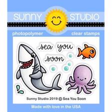 Sunny Studio Stamps - Clear Stamp / Sea You Soon