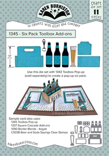 Karen Burniston Die - Six Pack Toolbox Add-Ons