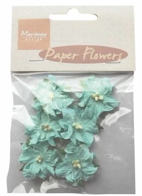 Marianne Design Paper Flowers - Light Blue