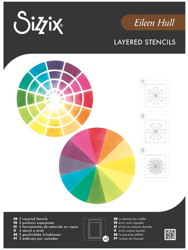 Sizzix Stencil By Eileen Hull - Color Wheel