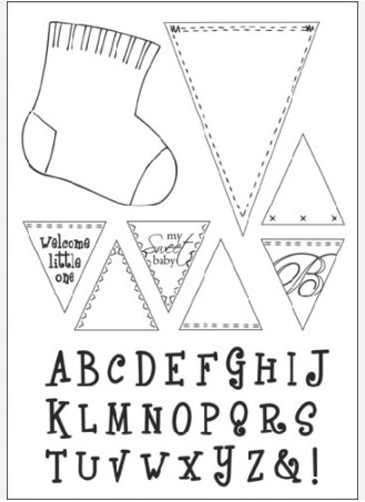 Clearstamp - Marianne Design / Baby