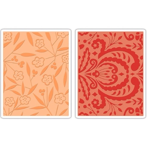 Sizzix Embossing Folders Set - Thickets & Swirls