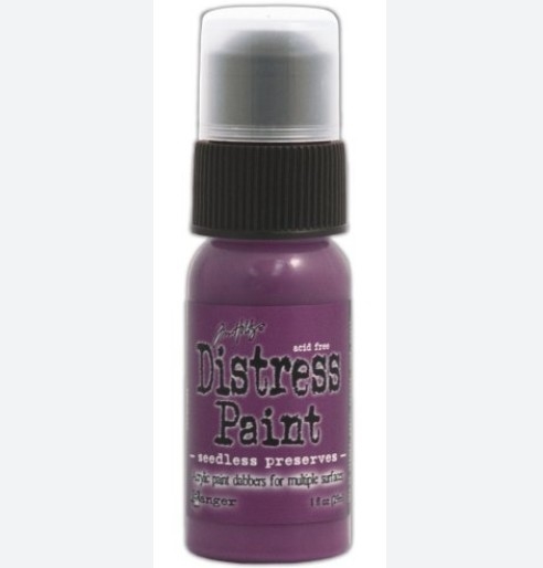 Distress Acrylic PAINT - Seedless Preserves (dabber)