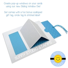 Sunny Studio Stamps - DIES / Sliding Window