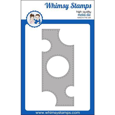 Whimsy Stamps DIE - Slimline Swiss Dot