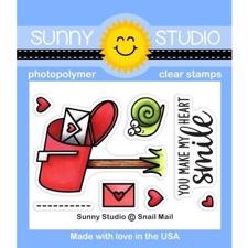 Sunny Studio Stamps - Clear Stamp / Snail Mail