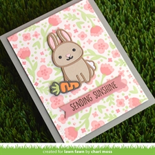 Lawn Fawn Clipping Stencils - Spring Blossoms Background