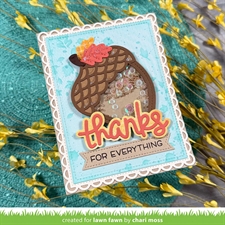 Lawn Cuts - Stitched Acorn Frame (DIES)